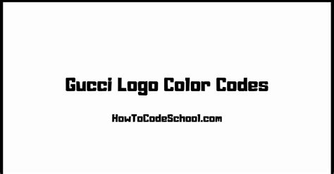 hex code for guccie green|gucci logo color chart.